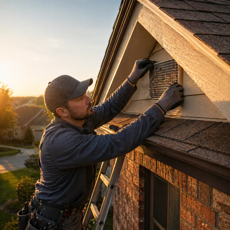 Roofline exclusion and inspection job in Oklahoma