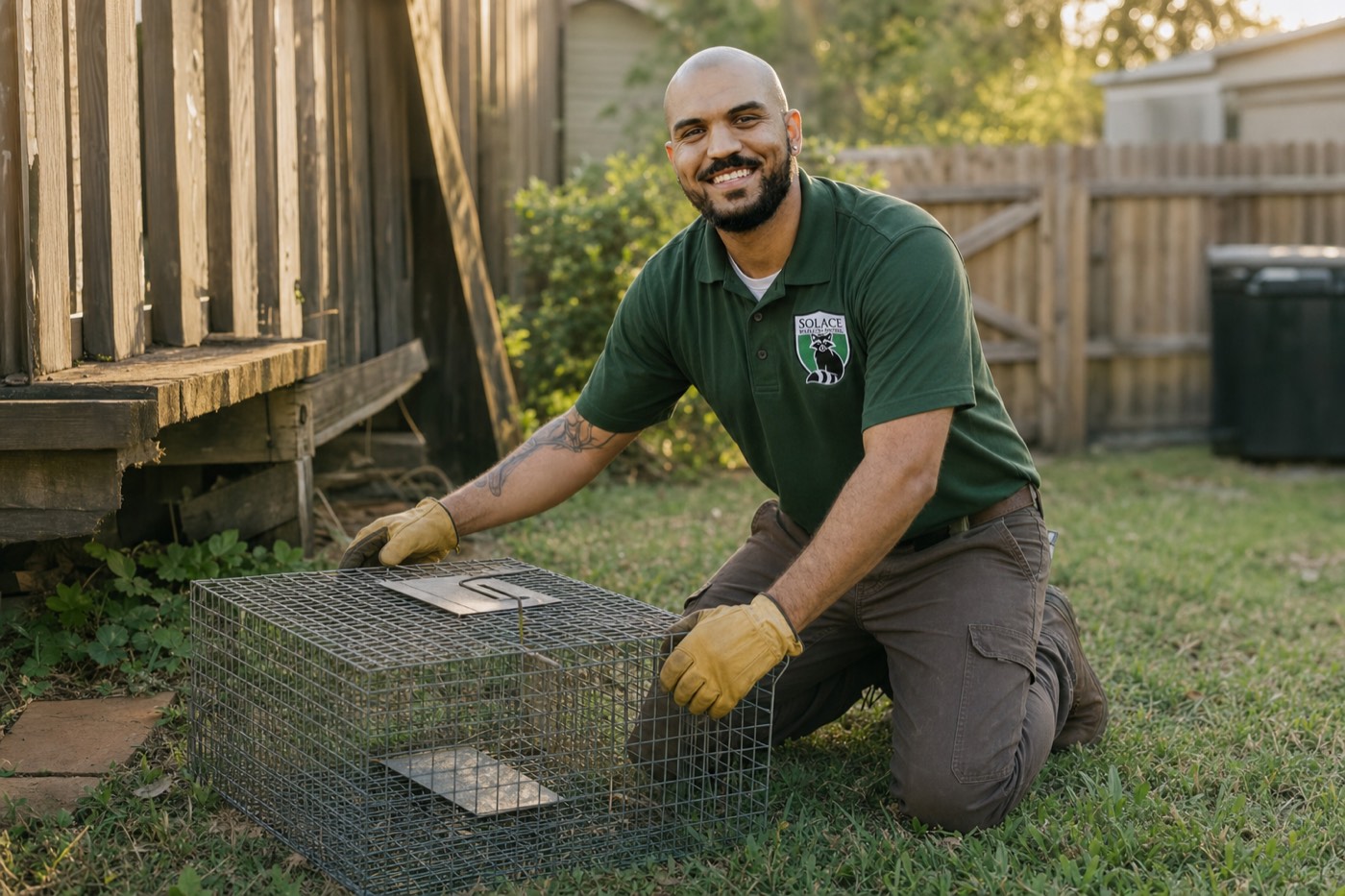 Skunk humane trapping